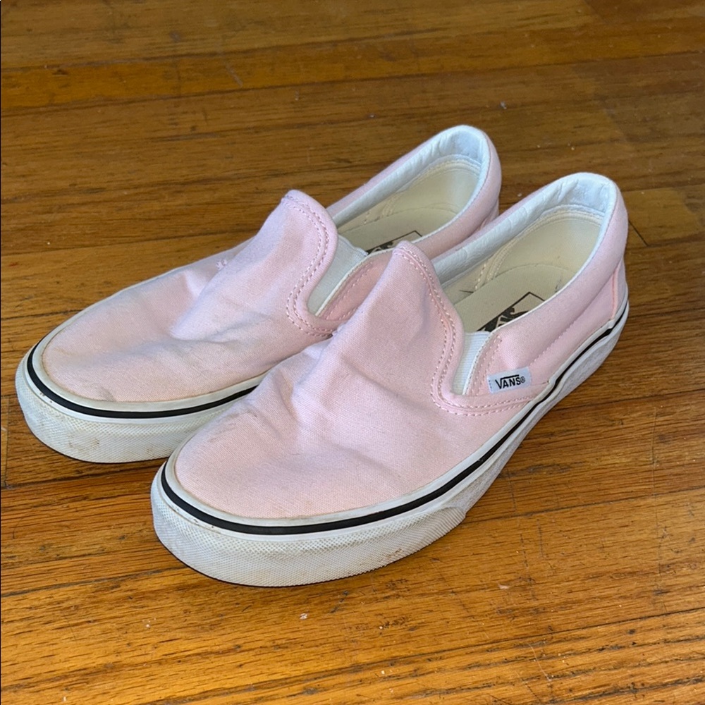 Vans Pink Slip-On Sneakers